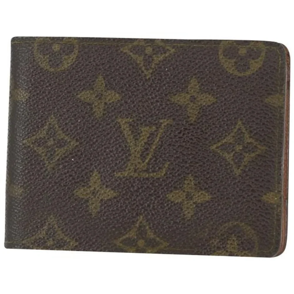 AUTHENTIC Louis Vuitton Brown Monogram Canvas Wallet
